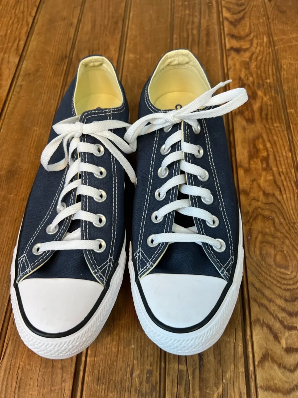 Converse Low Top Sneakers All Stars  - Navy and White new - Picture 2 of 5